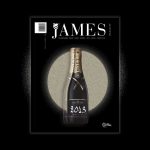 Houda Bakkali signs Moët & Chandon’s cover for James Magazine