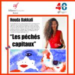 Houda Bakkali exhibits «Deadly Sins» art series at Alliance Française